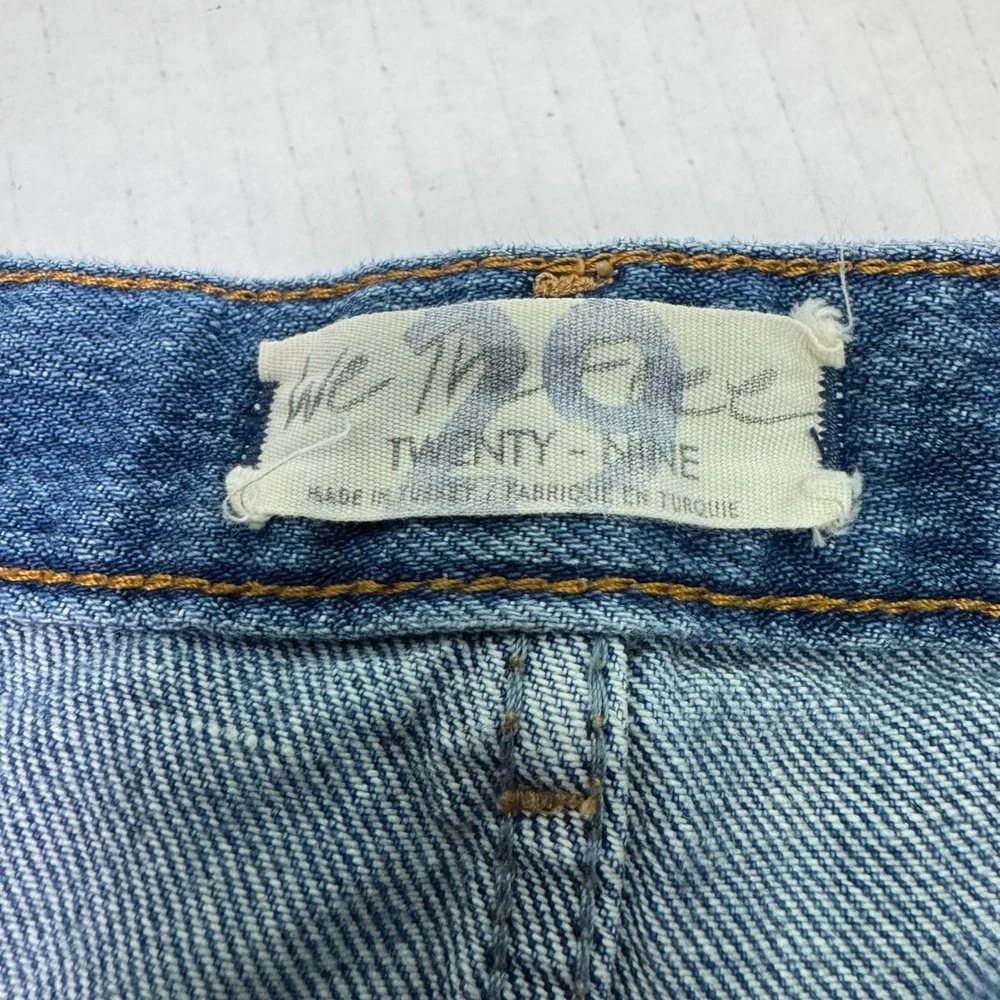 Free People We The Free Jesse Carpenter High Rise Denim Shorts Women's Size 29 - Picture 3 of 7